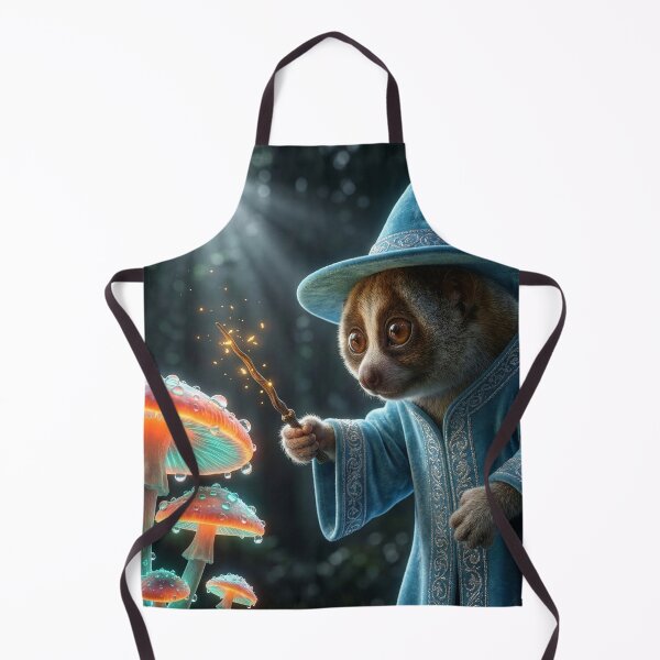 Item preview, Slow Loris Sorcerer Wields Wand with Surprising Gusto designed and sold by Tridentulus.