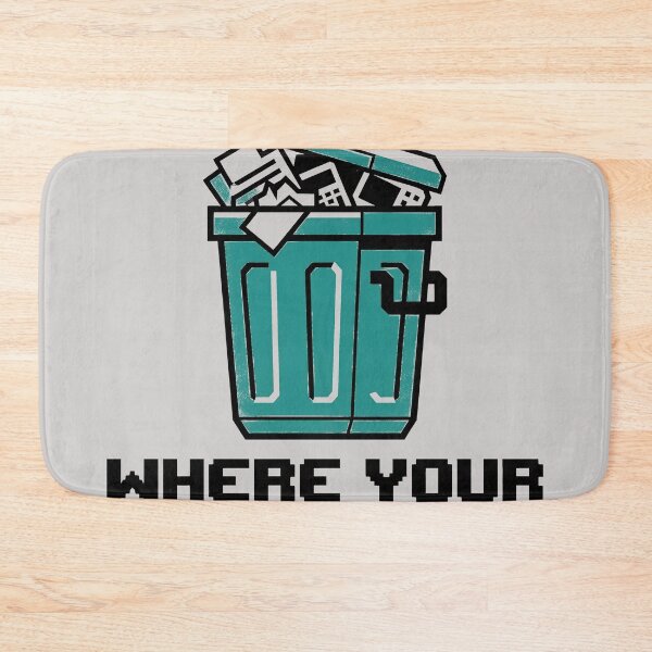 Item preview, Where Your Opinions Go Trash Can designed and sold by KeremYurtseven.