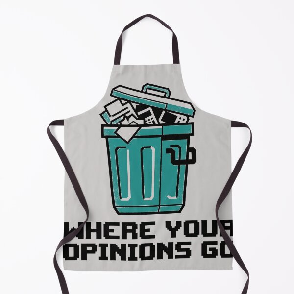 Item preview, Where Your Opinions Go Trash Can designed and sold by KeremYurtseven.