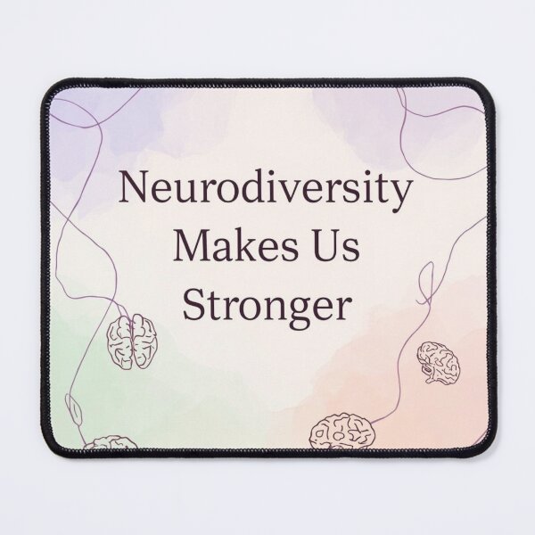 Item preview, Neurodiversity Makes Us Stronger | Inclusion Quote designed and sold by YvkafromPoland.