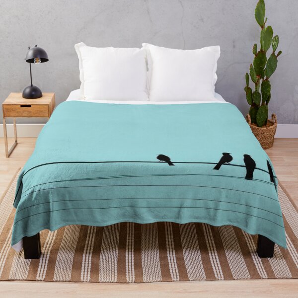 Item preview, Birds on a wire, blue sky designed and sold by anytka.