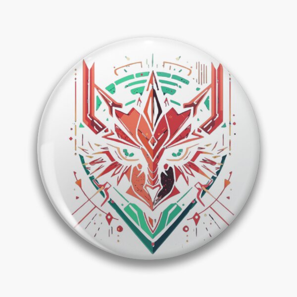 Item preview, Geometric Animal Face – Vibrant Abstract Design designed and sold by Joyfulfabric.