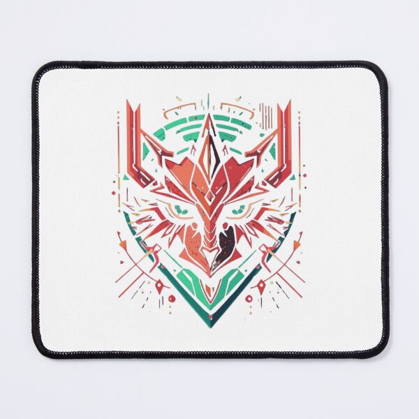 Item preview, Geometric Animal Face – Vibrant Abstract Design designed and sold by Joyfulfabric.