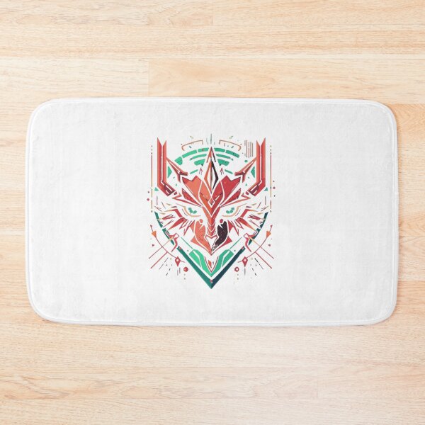 Item preview, Geometric Animal Face – Vibrant Abstract Design designed and sold by Joyfulfabric.