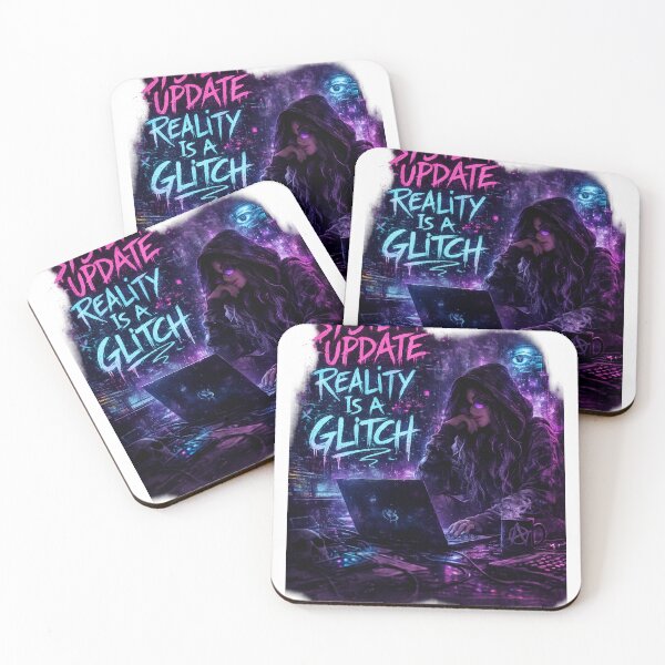 Item preview, System Update: Reality Is a Glitch – Cyberpunk Hacker Aesthetic designed and sold by VoidLaughs.