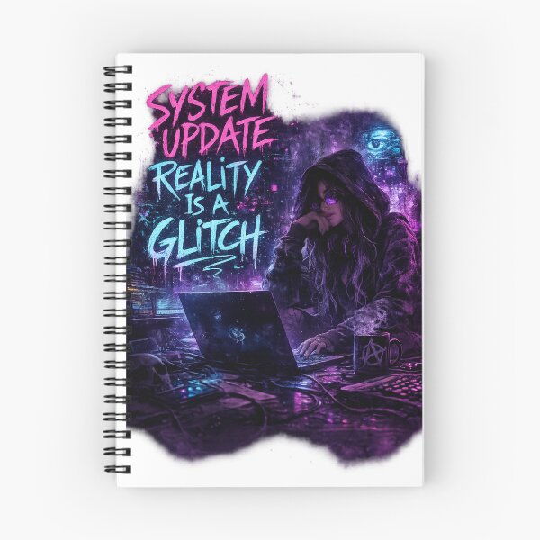 Item preview, System Update: Reality Is a Glitch – Cyberpunk Hacker Aesthetic designed and sold by VoidLaughs.