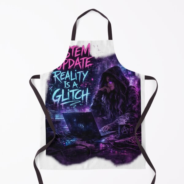 Item preview, System Update: Reality Is a Glitch – Cyberpunk Hacker Aesthetic designed and sold by VoidLaughs.