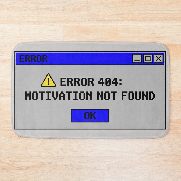 Item preview, Error 404 Motivation Not Found Retro PC designed and sold by KeremYurtseven.