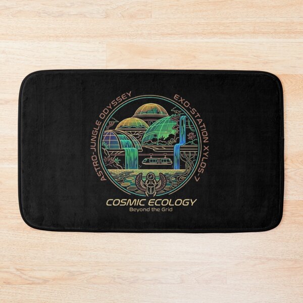 Item preview, Cosmic Ecology – Futuristic Jungle Colony Sci-Fi Nature Design designed and sold by Dogandesighn.