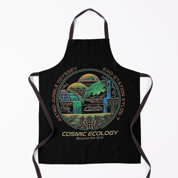Item preview, Cosmic Ecology – Futuristic Jungle Colony Sci-Fi Nature Design designed and sold by Dogandesighn.