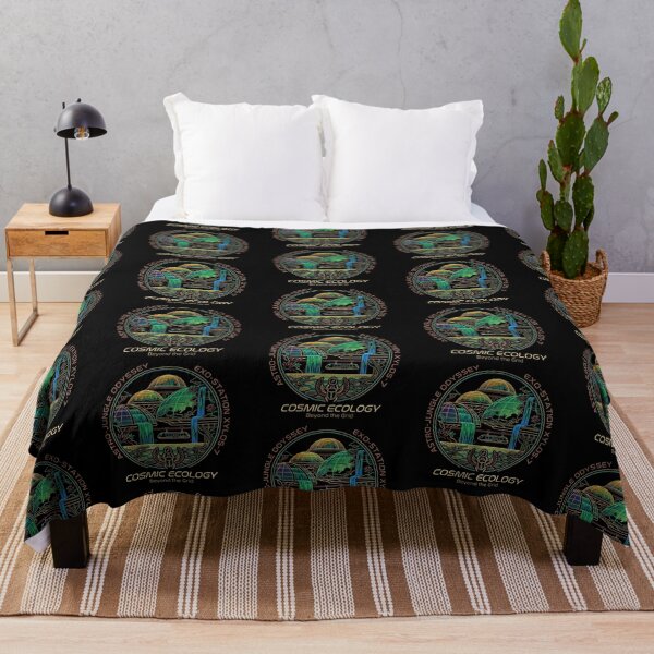 Item preview, Cosmic Ecology – Futuristic Jungle Colony Sci-Fi Nature Design designed and sold by Dogandesighn.