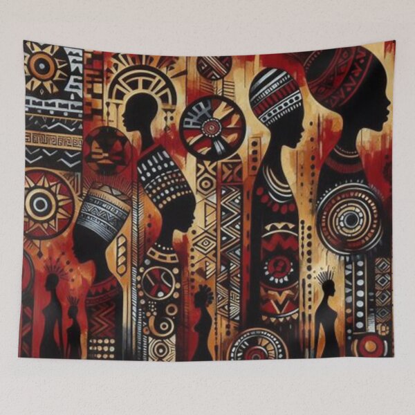 Item preview, Silohettes, Tribal Art Style  designed and sold by Shs-Kenya.