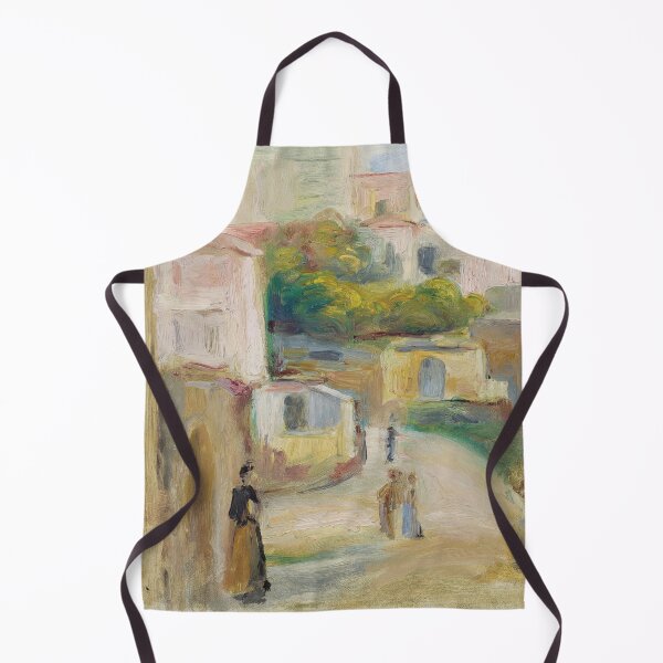 Item preview, Vue De Village Route a Cagnes by Pierre-Auguste Renoir: Impressionist Village Poster designed and sold by artofuniverse.