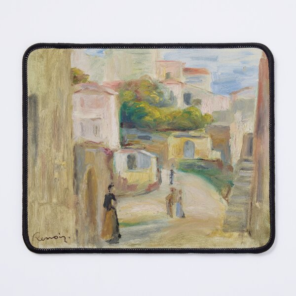 Item preview, Vue De Village Route a Cagnes by Pierre-Auguste Renoir: Impressionist Village Poster designed and sold by artofuniverse.