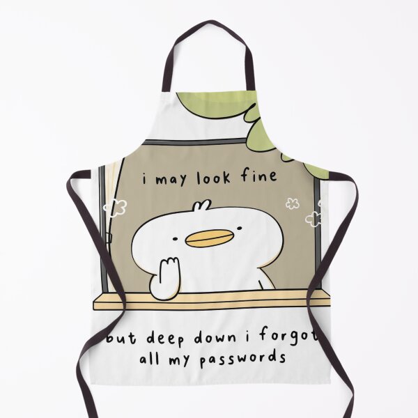 Item preview, Funny Forgot My Passwords Duck - Relatable Tech Humor designed and sold by ahabboud.