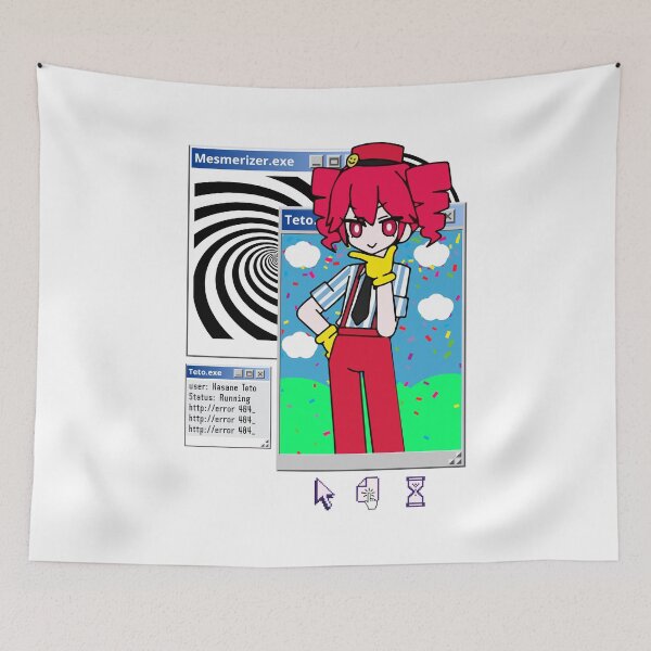 Item preview, Mesmerizer.exe – kasane teto Retro Aesthetic UI | Glitch Digital Style designed and sold by Italkam.