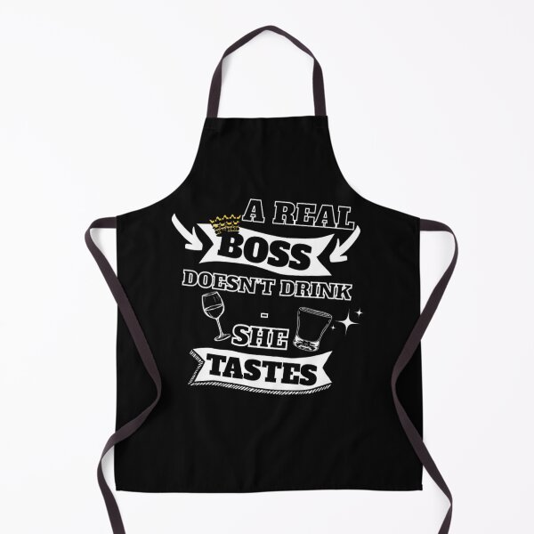 Item preview, A Real Boss Doesn't Drink (Women) Funny Boss Joke Design designed and sold by CamilasPrints.