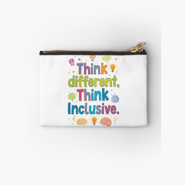 Item preview, Think Different Think Inclusive | Neurodiversity Message designed and sold by YvkafromPoland.
