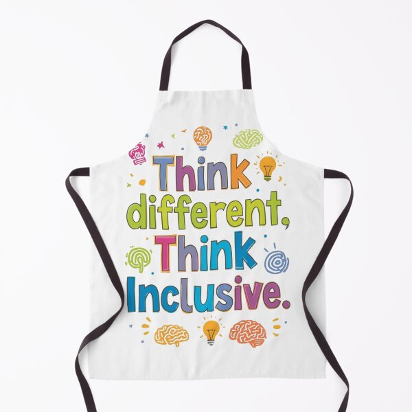 Item preview, Think Different Think Inclusive | Neurodiversity Message designed and sold by YvkafromPoland.