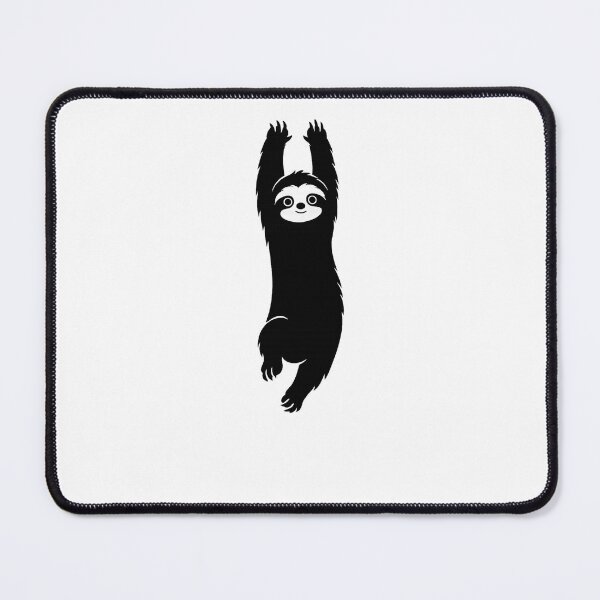 Item preview, Cute Hanging Sloth Silhouette designed and sold by RetroPop23.
