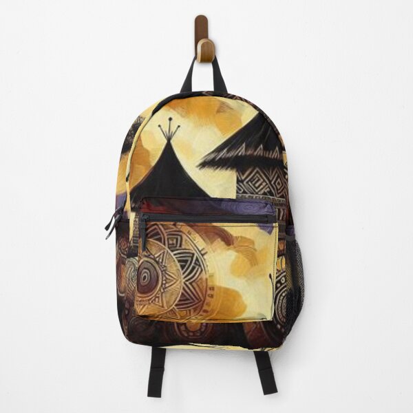 Item preview, Huts, Tribal Art Style designed and sold by Shs-Kenya.