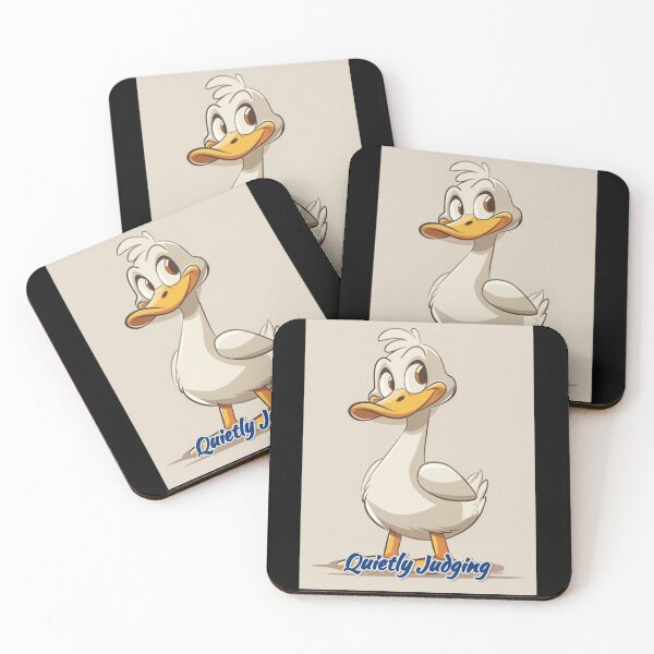 Item preview, Sassy Duck Reactions: Quietly Judging Funny Duck Meme designed and sold by MiraLumeStudio.
