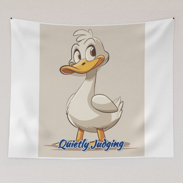 Item preview, Sassy Duck Reactions: Quietly Judging Funny Duck Meme designed and sold by MiraLumeStudio.