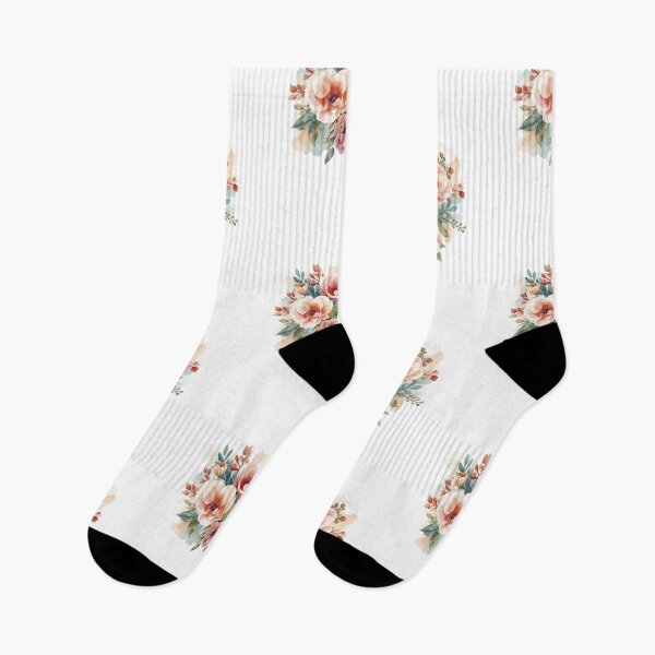 Item preview, Watercolor Floral Bouquet – Elegant Botanical Art designed and sold by Joyfulfabric.