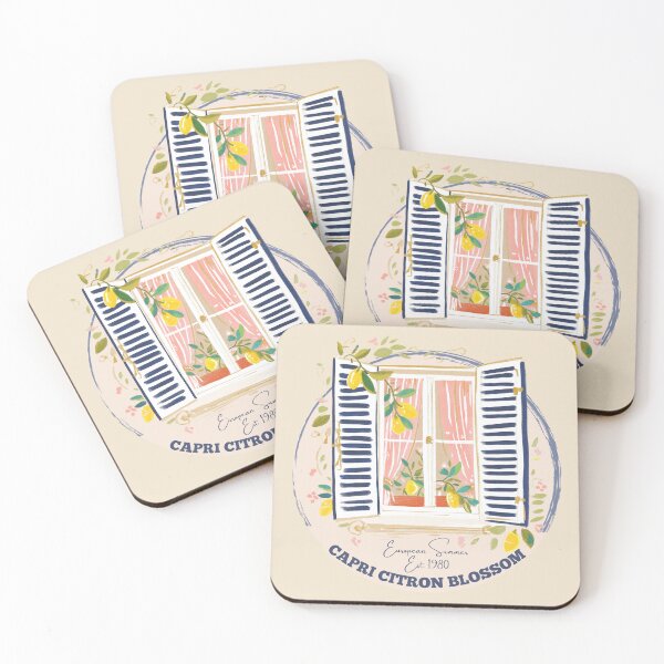 Item preview, Capri Citron Blossom — European Summer Lemon Watercolor Vintage designed and sold by ChasingRabbit05.