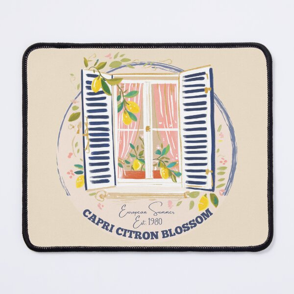 Item preview, Capri Citron Blossom — European Summer Lemon Watercolor Vintage designed and sold by ChasingRabbit05.