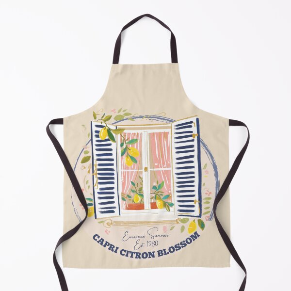 Item preview, Capri Citron Blossom — European Summer Lemon Watercolor Vintage designed and sold by ChasingRabbit05.