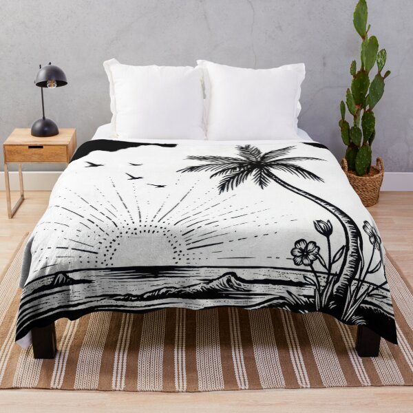 Item preview, Palm trees at sunset designed and sold by anytka.