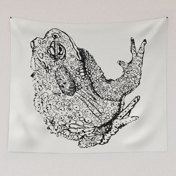 Item preview, Toad - (#F0EEE9) designed and sold by The Stippler Process.