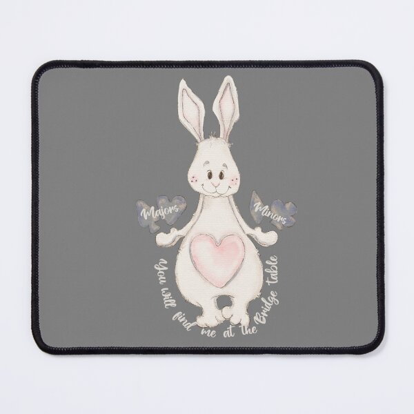 Item preview, Contract Bridge, card game, Bunny cartoon, Majors, Minors designed and sold by DebbieJoyArt.