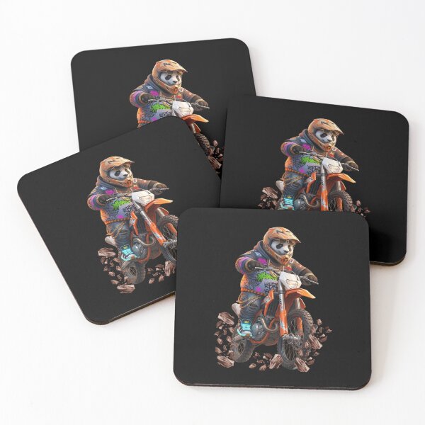 Item preview, Street Panda Biker – Urban Graffiti Dirt Bike Rider designed and sold by M.Store.