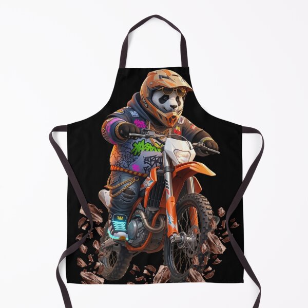 Item preview, Street Panda Biker – Urban Graffiti Dirt Bike Rider designed and sold by M.Store.