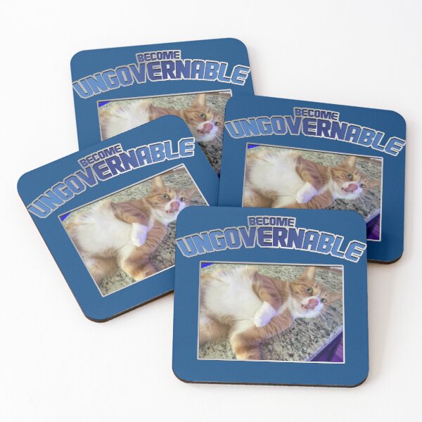 Item preview, Cat Become Ungovernable - Fielder the Cat designed and sold by ReggieRaggz.