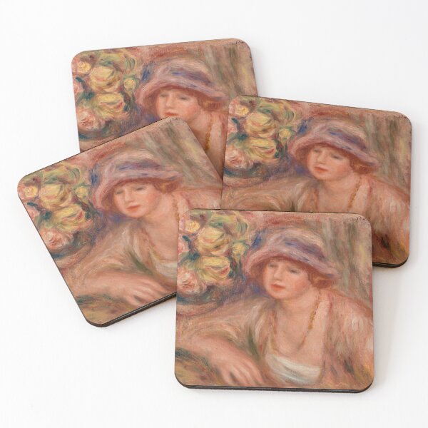 Item preview, Woman Leaning Femme Accoudee by Pierre-Auguste Renoir: Romantic Impressionist Portrait designed and sold by artofuniverse.