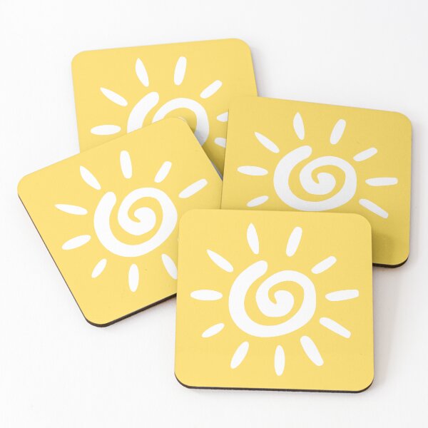 Item preview, Mustard Yellow Spiral Sun designed and sold by rewstudio.