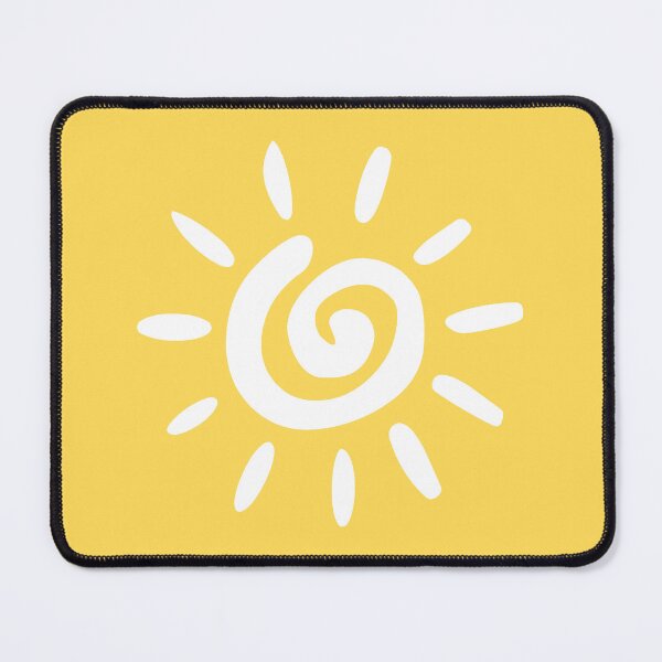 Item preview, Mustard Yellow Spiral Sun designed and sold by rewstudio.