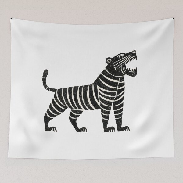 Item preview, Tiger design with bold stripes designed and sold by anytka.