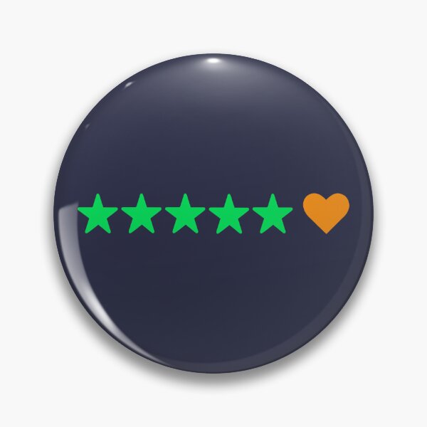 Item preview, Five stars and like - letterboxd rating designed and sold by CoolKittyCat8.