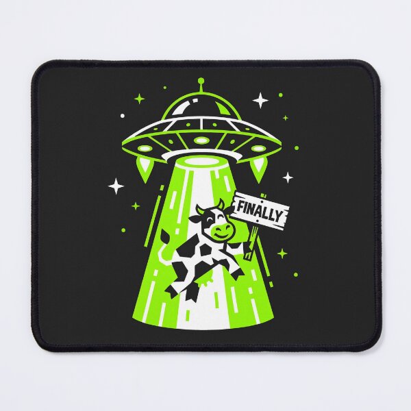 Item preview, UFO Abducting Cow designed and sold by KeremYurtseven.