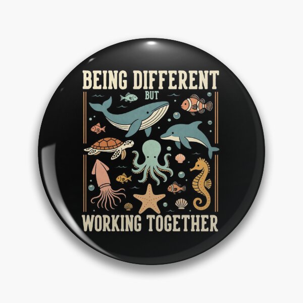 Item preview, Sea Life Unity: Being Different But Working Together designed and sold by TshirtsOnline-.