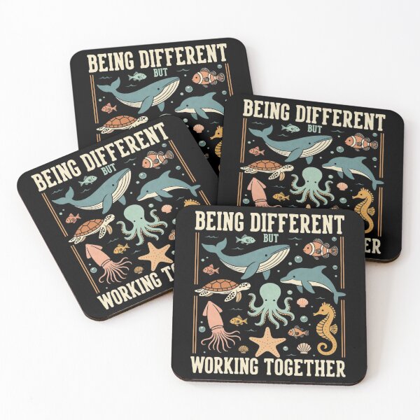 Item preview, Sea Life Unity: Being Different But Working Together designed and sold by TshirtsOnline-.