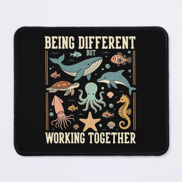 Item preview, Sea Life Unity: Being Different But Working Together designed and sold by TshirtsOnline-.
