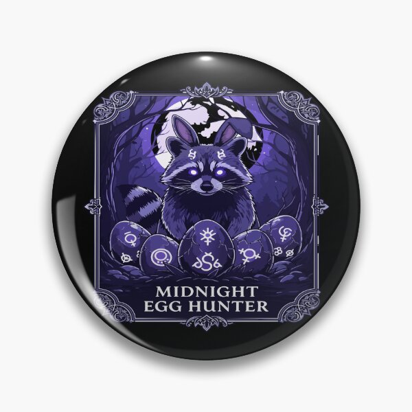 Item preview, TRASH PANDA EASTER DAY MIDNIGHT EGG HUNTER designed and sold by Uglyandcute.