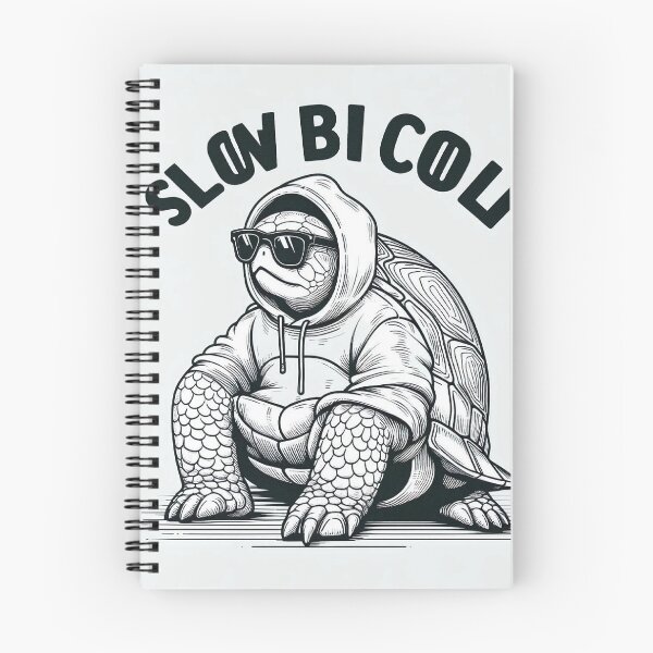 Item preview, Cool Turtle in Hoodie – Slow But Cool Funny Minimalist Design designed and sold by Mitaudesign.