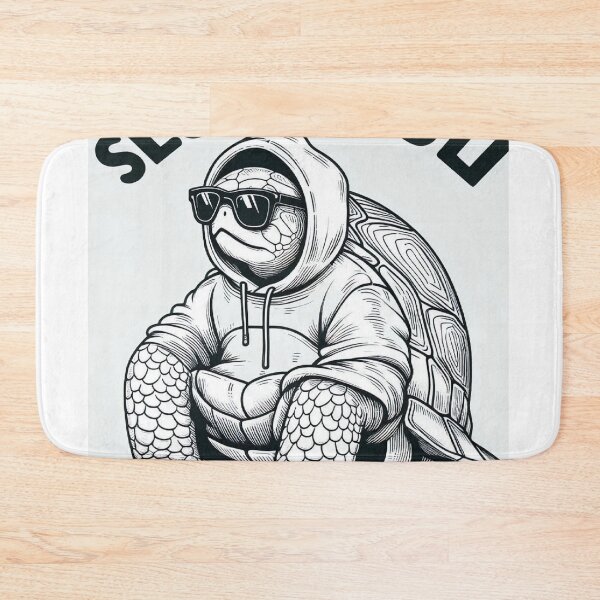 Item preview, Cool Turtle in Hoodie – Slow But Cool Funny Minimalist Design designed and sold by Mitaudesign.
