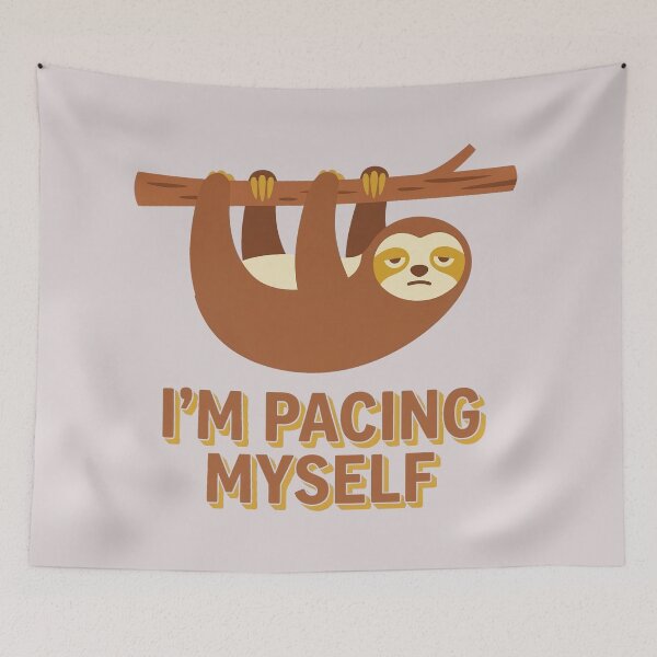 Item preview, I'm Pacing Myself Slow Sloth designed and sold by KeremYurtseven.